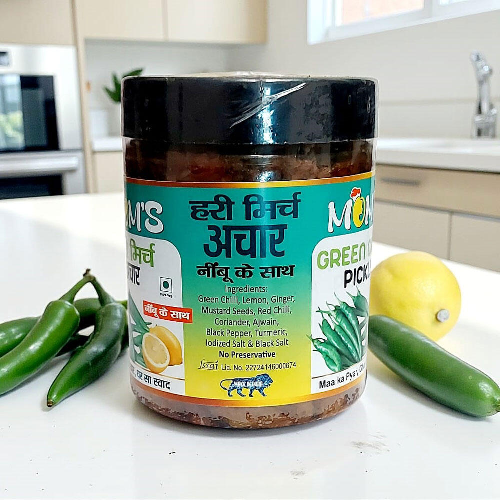 Green Chilli with Lemon 500gm