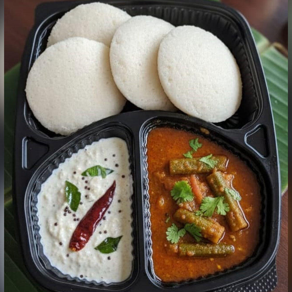 Moms Idli Menu Thali